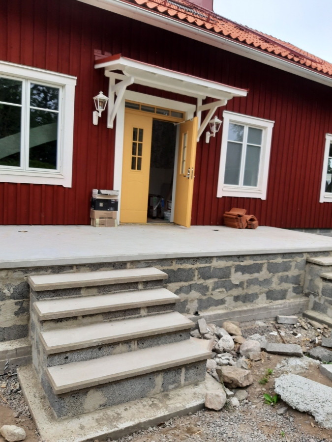 Nyproduktion av lösvirkeshus - Färdigställande