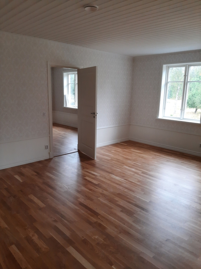 Nyproduktion av lösvirkeshus - Färdigställande