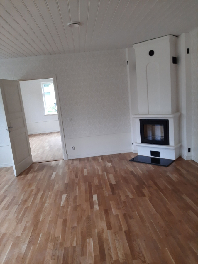 Nyproduktion av lösvirkeshus - Färdigställande