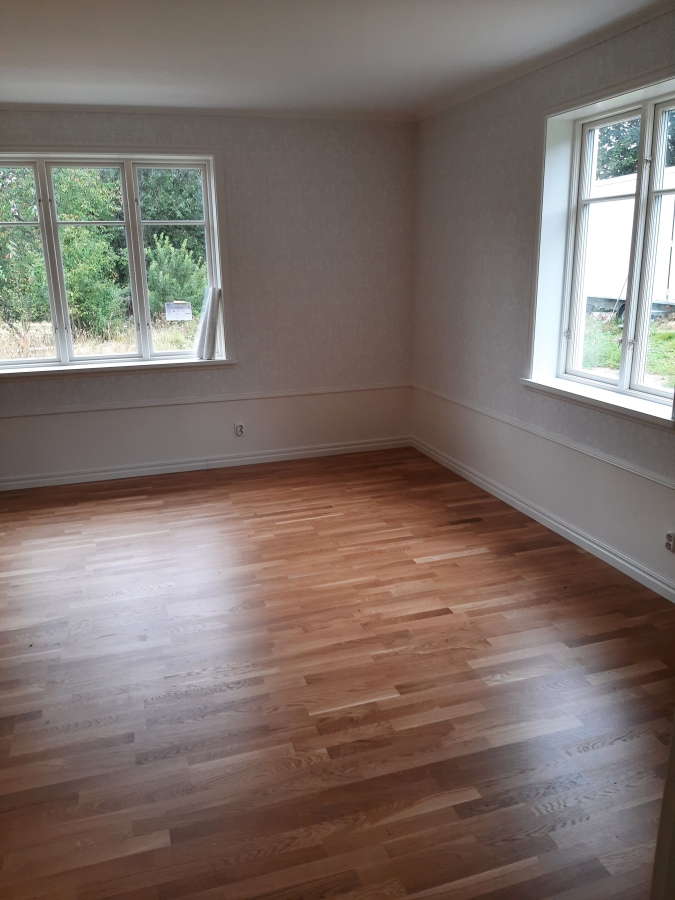 Nyproduktion av lösvirkeshus - Färdigställande