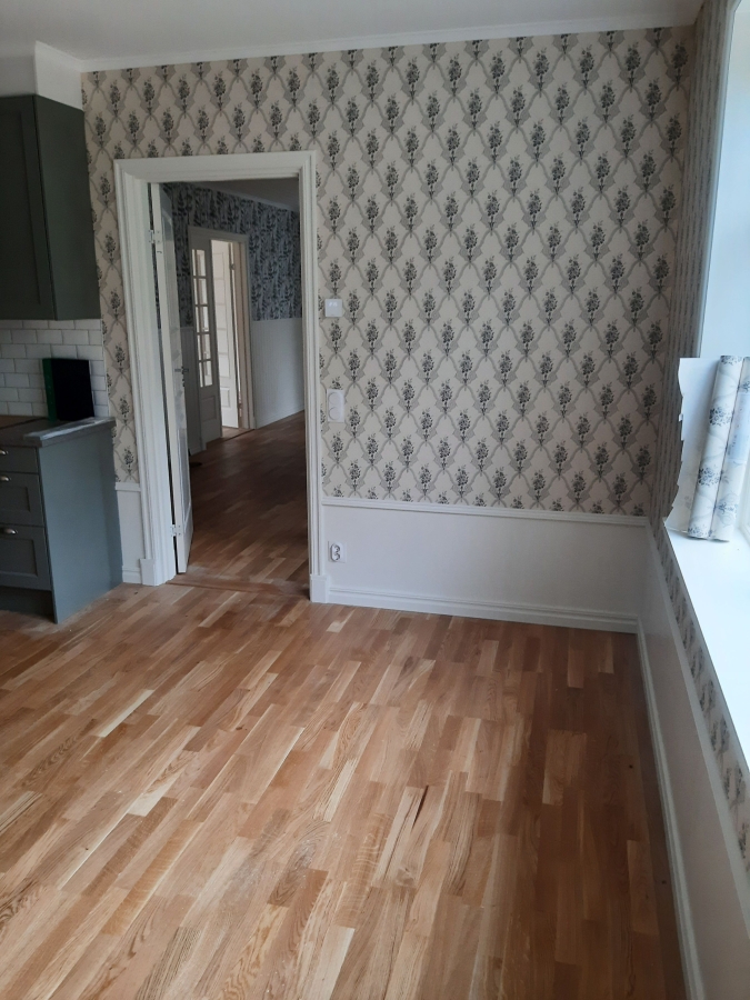 Nyproduktion av lösvirkeshus - Färdigställande