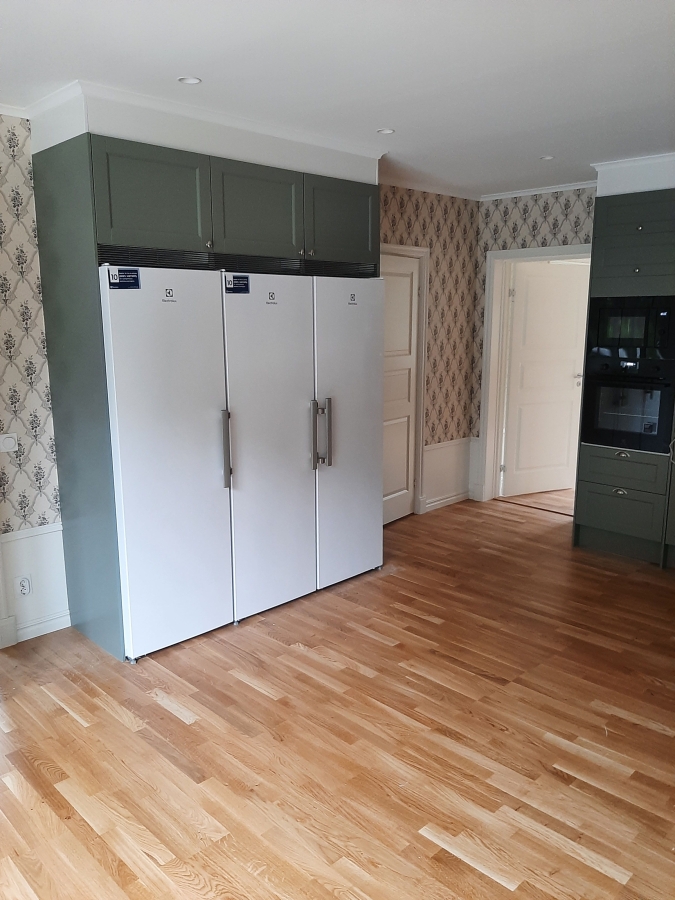 Nyproduktion av lösvirkeshus - Färdigställande