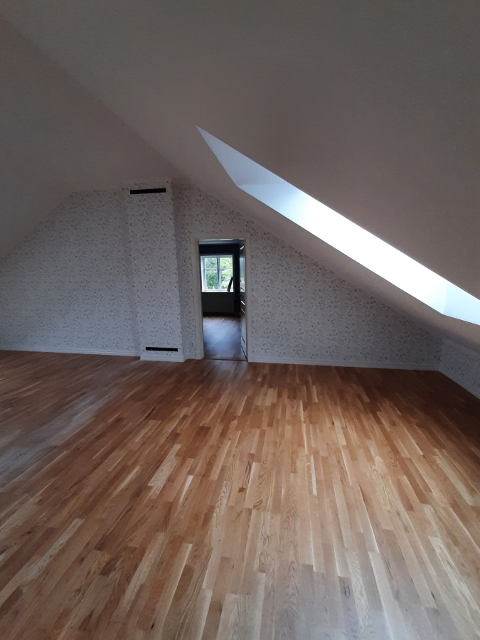 Nyproduktion av lösvirkeshus - Färdigställande