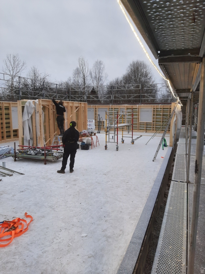 Nyproduktion av lösvirkeshus - Uppbyggnad