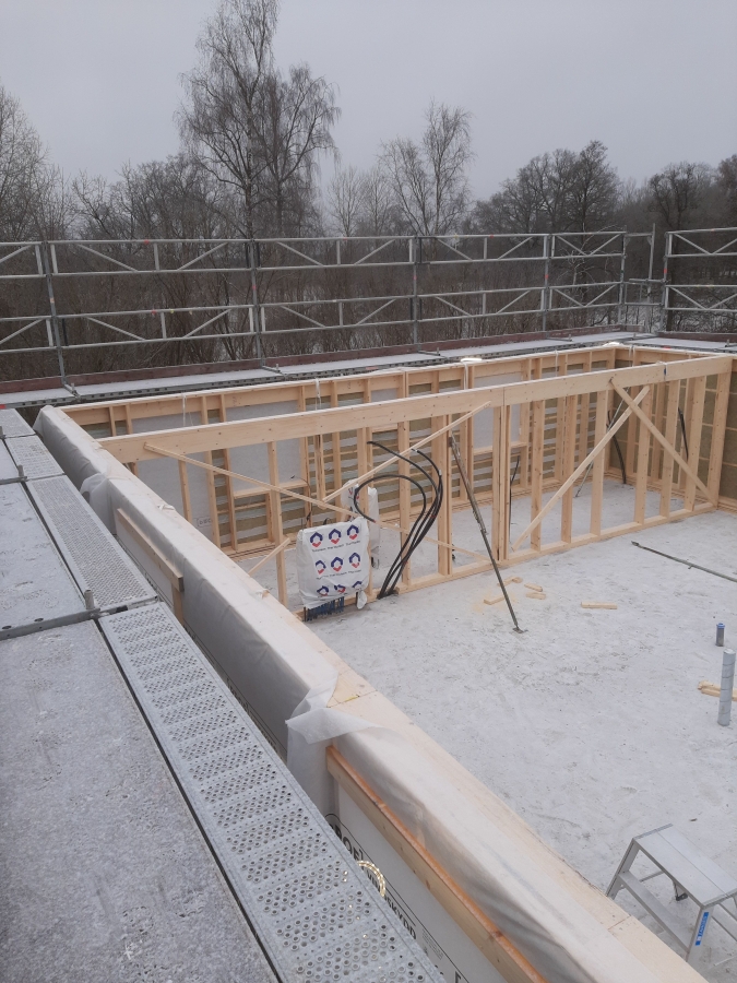 Nyproduktion av lösvirkeshus - Uppbyggnad