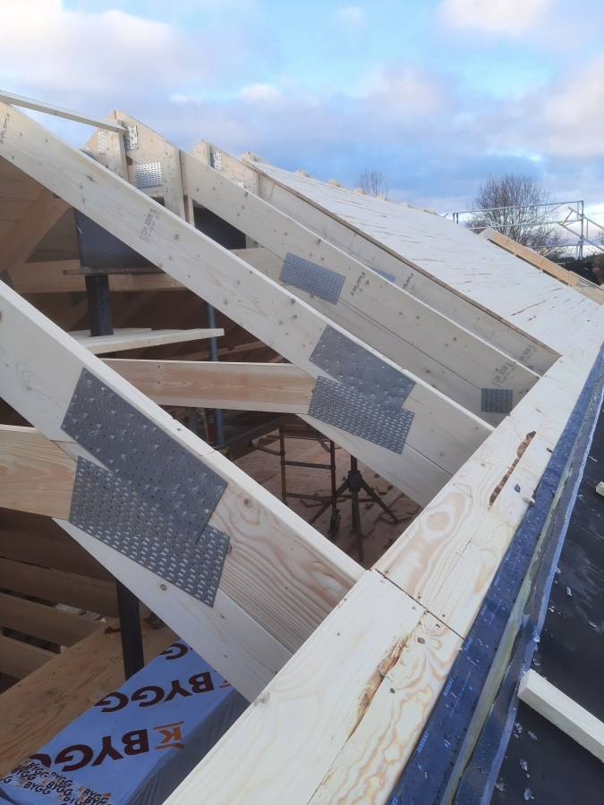 Nyproduktion av lösvirkeshus - Uppbyggnad