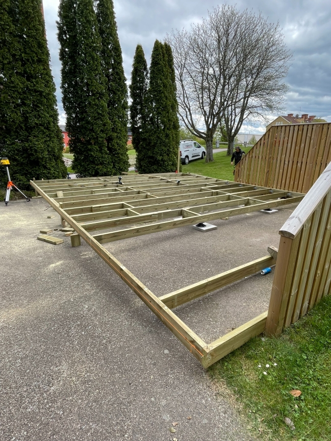 Nytt tralldäck till bostadsrättsförening