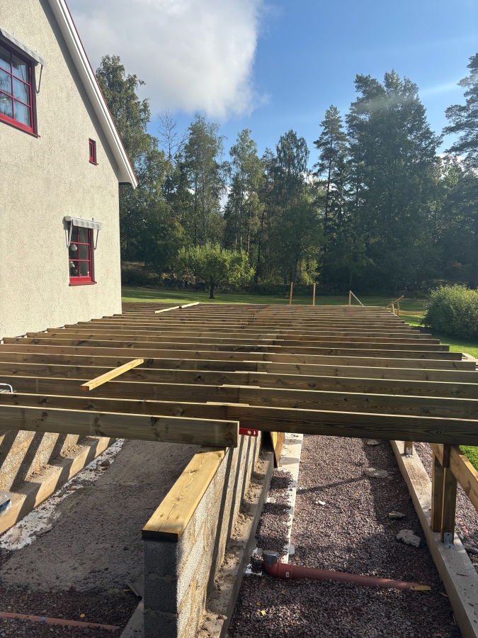 Uterum & tralldäck villa